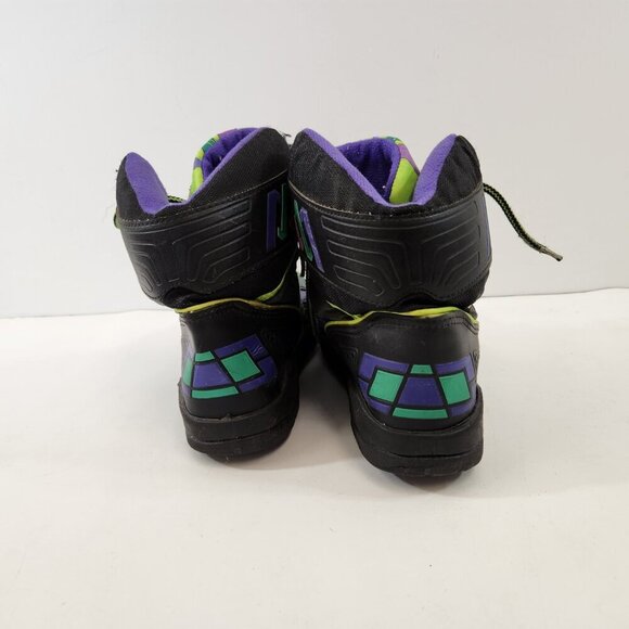 Vintage Venture Hi-Top Sneakers Purple Back to the Future Mens 7.5 - Picture 4 of 12